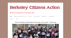Desktop Screenshot of berkeleycitizensaction.org