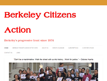 Tablet Screenshot of berkeleycitizensaction.org